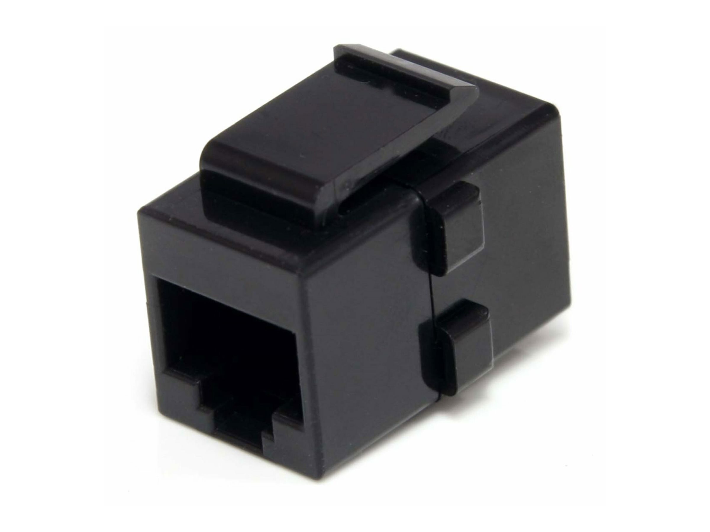 Startechcom Cat 6 Rj45 Keystone Jack Network Coupler F F C6keycoupler Network Coupler Black