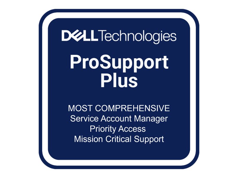 Dell Upgrade From 1y Next Business Day To 3y Prosupport Plus 4h Mission Critical Extended Service Agreement 3 Years On Site