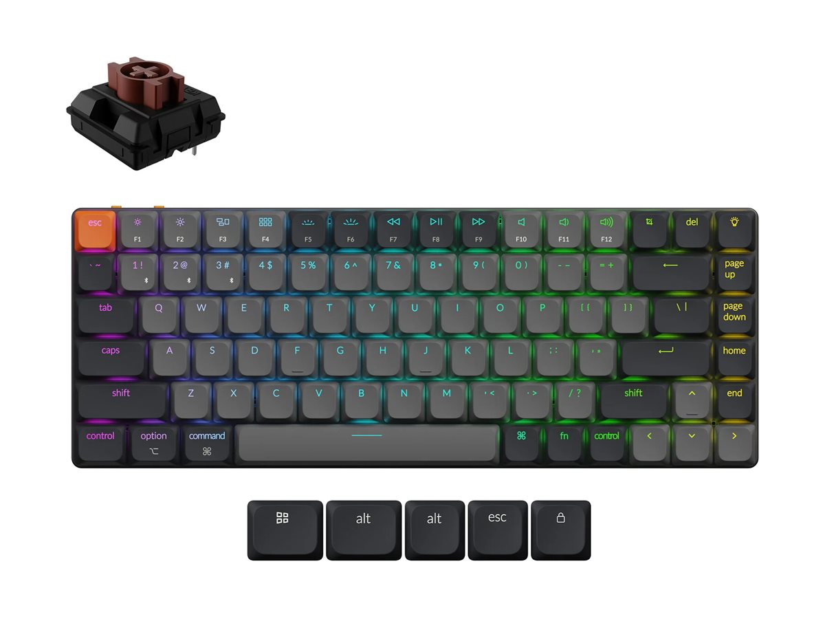 Keychron K3 Version 3 keyboard QMK  mechanical 75% compact Input Product shot Front 79800