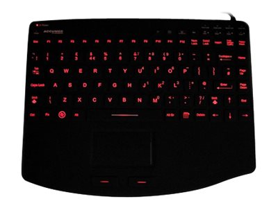 An image of Accuratus AccuMed 540 - keyboard - UK - black Input Device