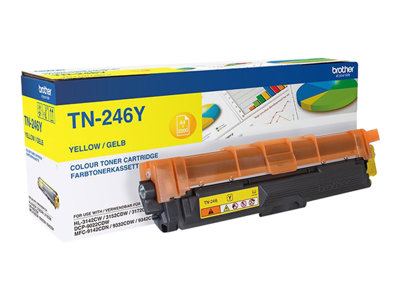 BROTHER TN246Y Toner yellow 2200Seiten - TN246Y