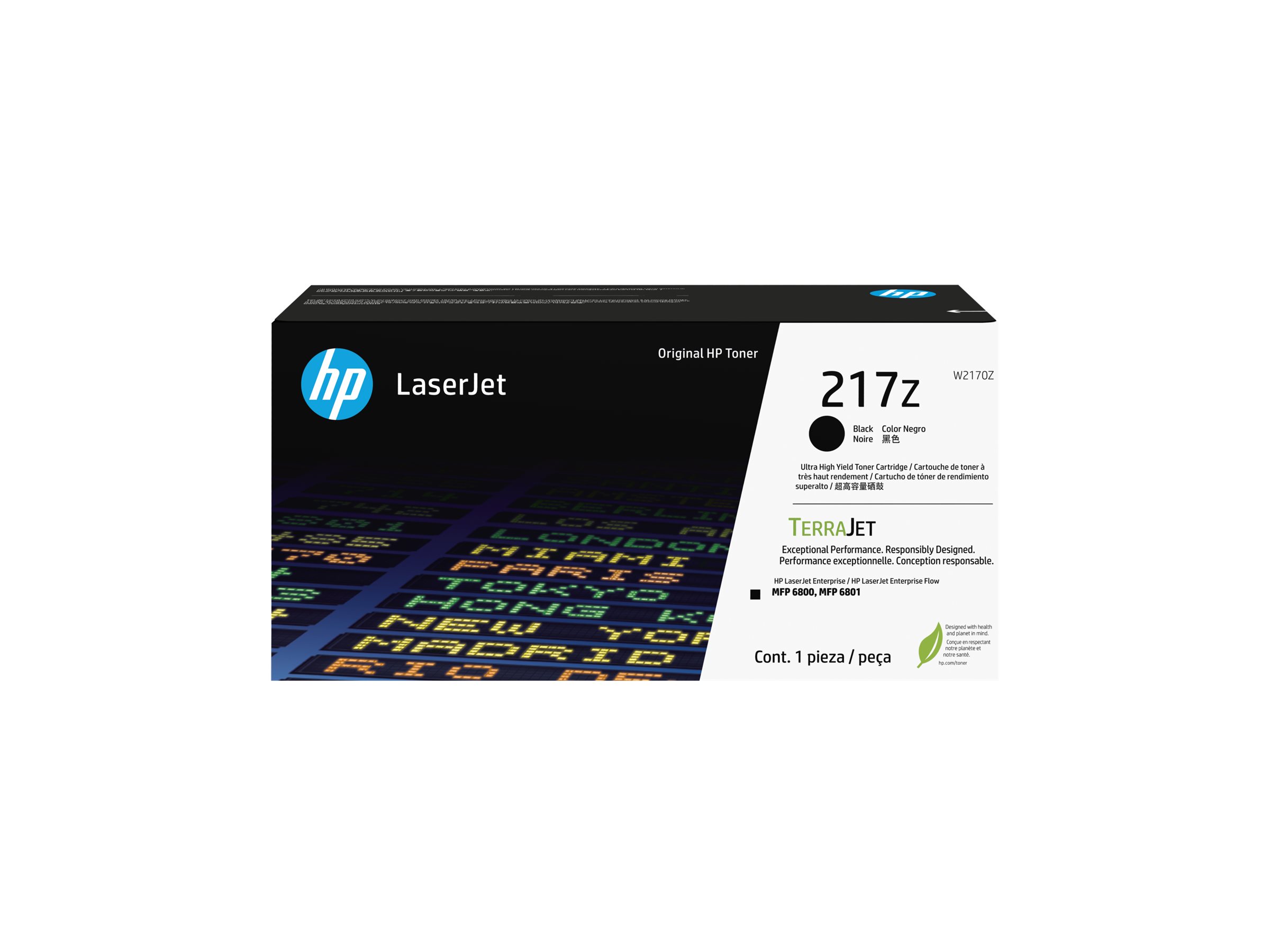 HP 217Z High Yield black original LaserJet toner cartridge Usage / lifestyle Front 72785