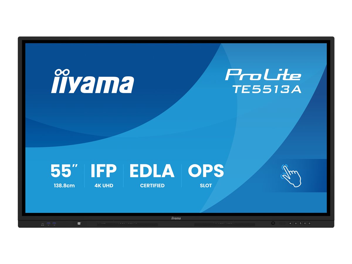 iiyama ProLite 55" Třída (54.6" zobrazitelný) displej LCD s LED podsvícením - 4K - pro digital signage / interaktivní komunikace