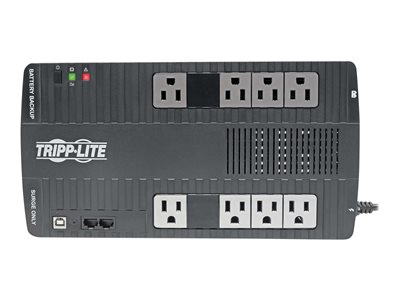 Tripp Lite UPS 650VA 325W Desktop Battery Back Up AVR Compact 120V USB Muted Alarm