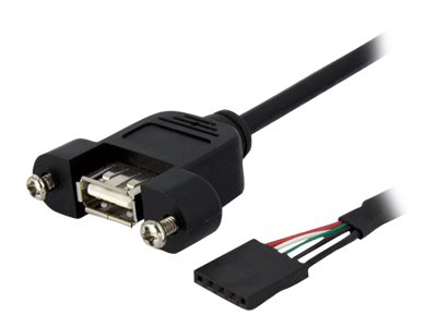 Knuppel Zware vrachtwagen grens Product | StarTech.com 30 cm Inbouwpaneel USB Kabel - USB A naar Moederbord  Aansluitkabel F/F - interne naar externe USB-kabel - USB naar 5-pins USB  2.0 header - 30 cm