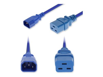 AddOn - Power cable - IEC 60320 C14 to IEC 60320 C19