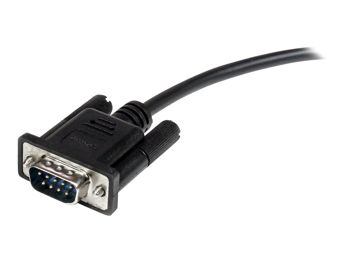 StarTech.com 2m Black Straight Through DB9 RS232 Serial Cable - DB9 RS232 Serial Extension Cable - Male to Female Cable (MXT1002MBK) - sériová prodlužovací šňůra - DB-9 do DB-9 - 2 m – foto 3