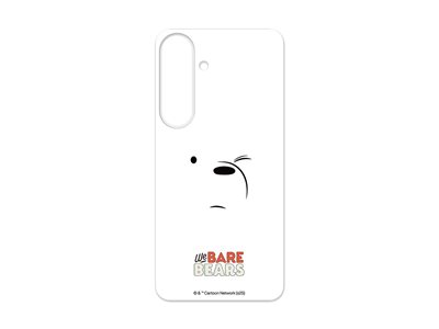 SAMSUNG GALAXY S25 WE BARE BEARS ICE BEAR FLIPSUIT CARD WHITE