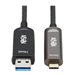 Tripp Lite USB-A to USB C Active Optical Cable Backward Compatible M/M 15M