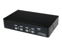 StarTech.com 4 Port Professional VGA USB KVM Switch with Hub - 1U Rack-mountable KVM Switch (SV431USB)
