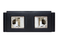 AMX HPX-N102-SRJ45 - Modular facility plate snap-in - STP - RJ-45 X 2 - for AMX HPX-900; HydraPort HPX-1200, HPX-600, HPX-600SL, HPX-900SL
