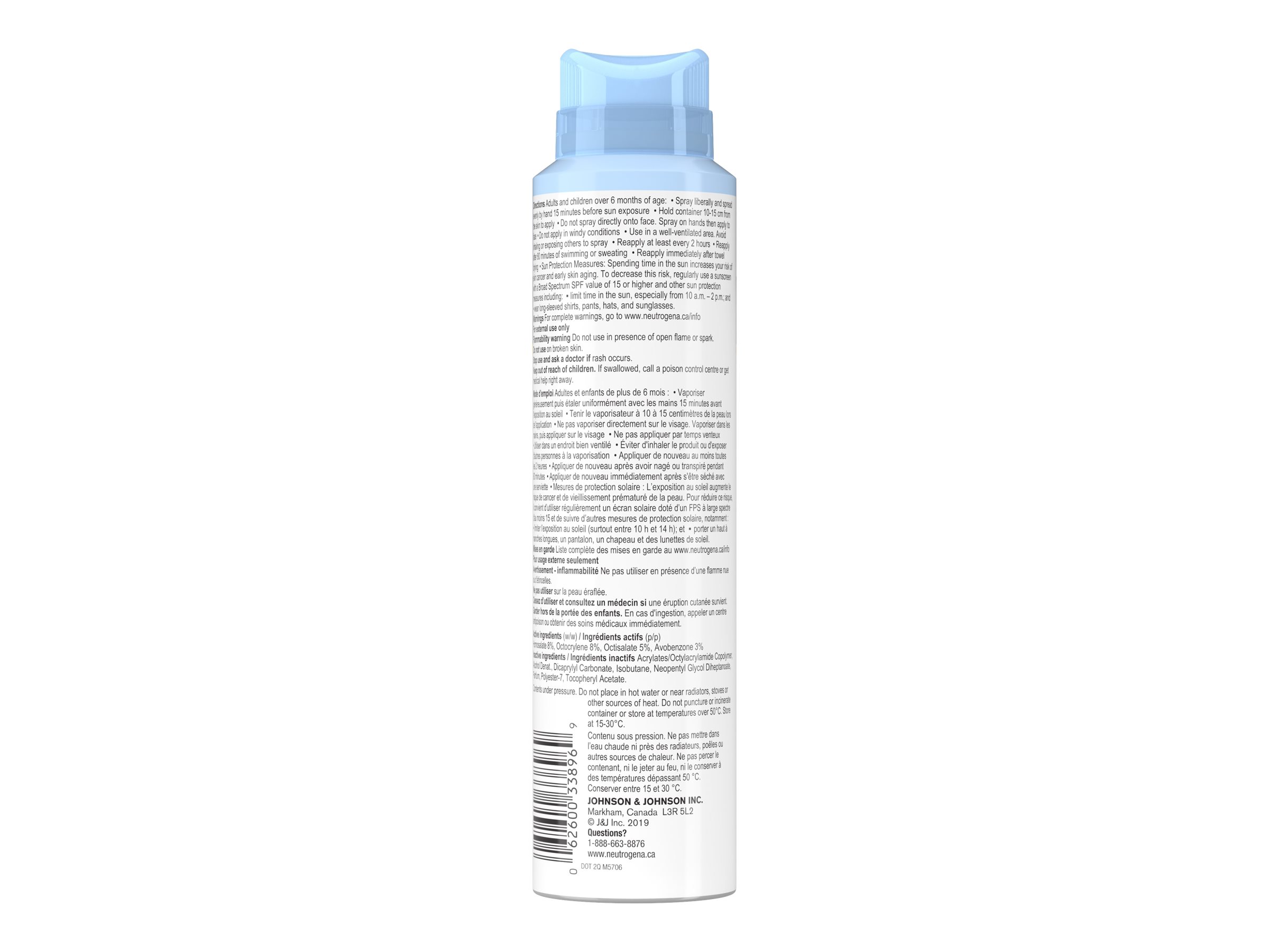 Neutrogena Ultra Sheer Body Mist Sunscreen - 141g/SPF 30