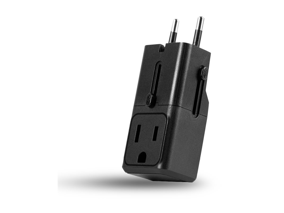 LOGiiX World Traveler Lite Classic Power Adapter - Black - LGX-13703