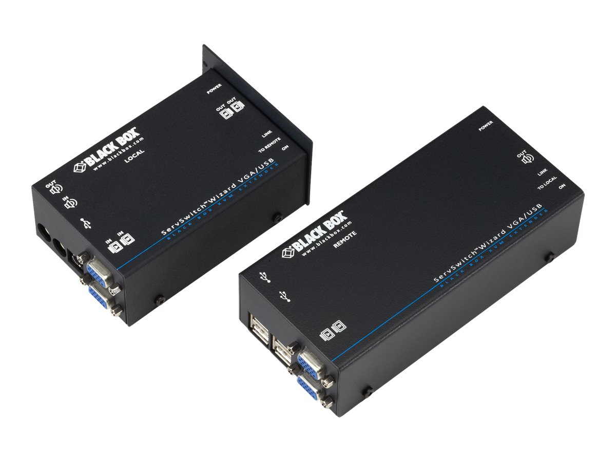 Black Box ServSwitch Wizard KVM USB Extender with Audio
