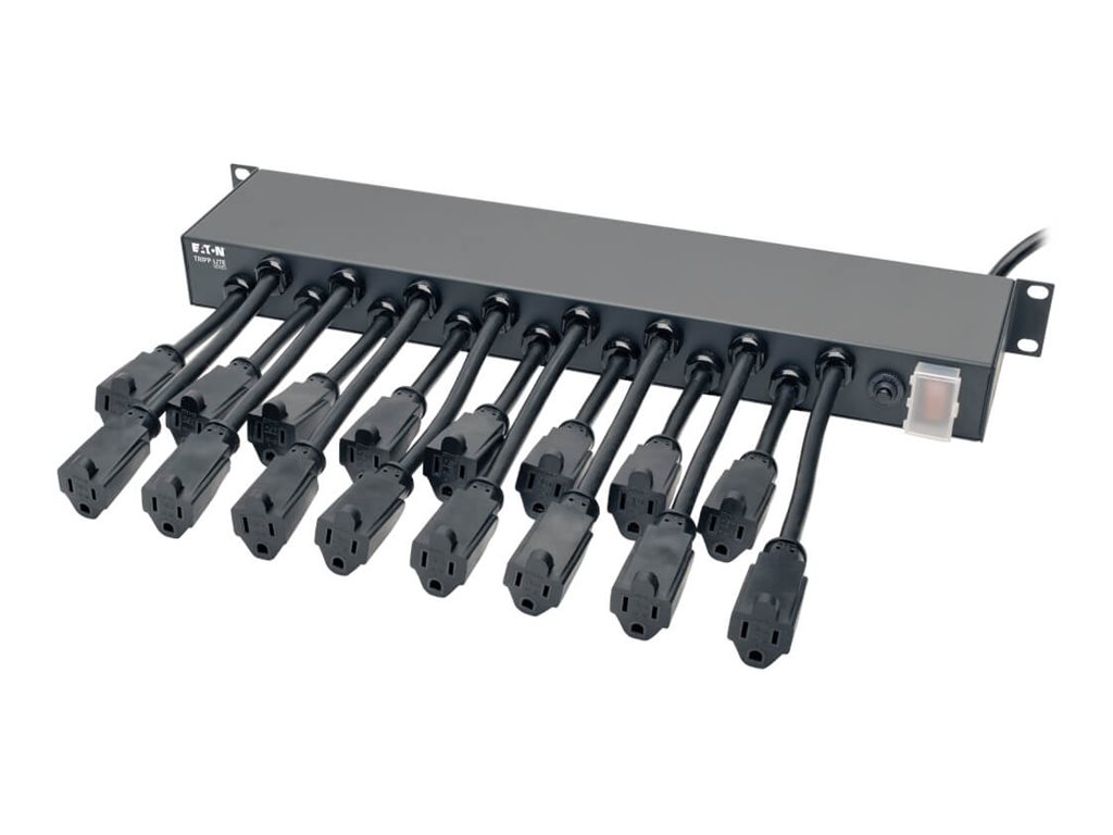 Tripp Lite Rack Mount AC Charger Power Strip 16 outlets 15 ' cord 1U