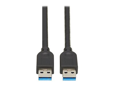 Tripp Lite USB 3.0 SuperSpeed A to A Cable for Tripp Lite USB 3.0 All-in-One Keystone/Panel Mount Couplers (M/M), Black,15 ft. (4.6 m)