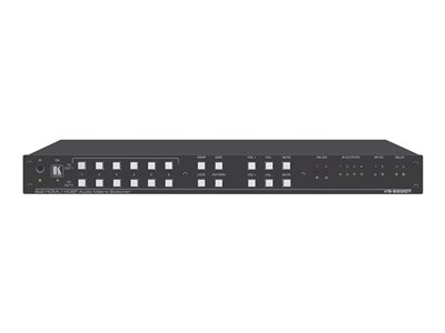 Kramer VS-622DT - 6x2 matrix switcher / audio disembedder / HDBaseT converter / PoE provider / audio power amplifier