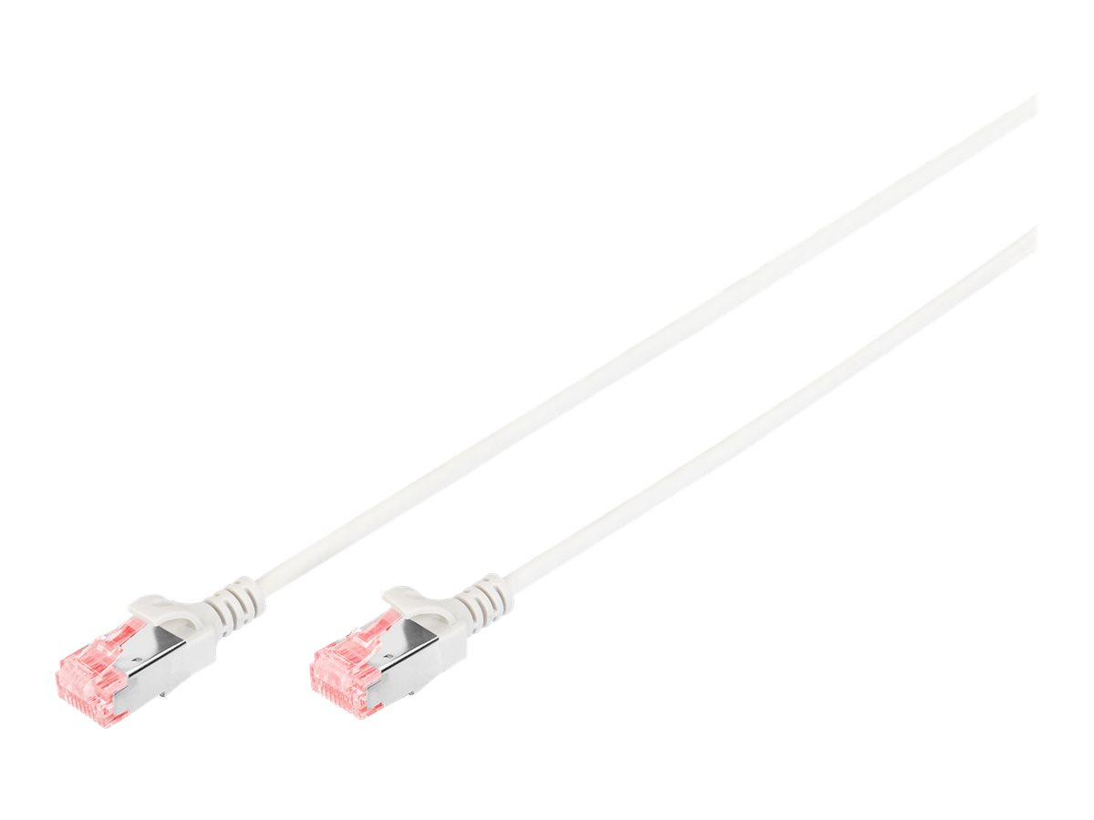 DIGITUS Slim patch cable 15 m Product shot Front 79800