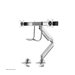 NEOMOUNTS NM-D775DXSILVER Desk Mount