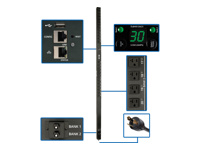 Eaton 2.9kW Single-Phase Switched PDU - LX Interface, 120V Outlets (24 5-15/20R), 10 ft. (3.05 m) Cord with L5-30P, 0U, TAA