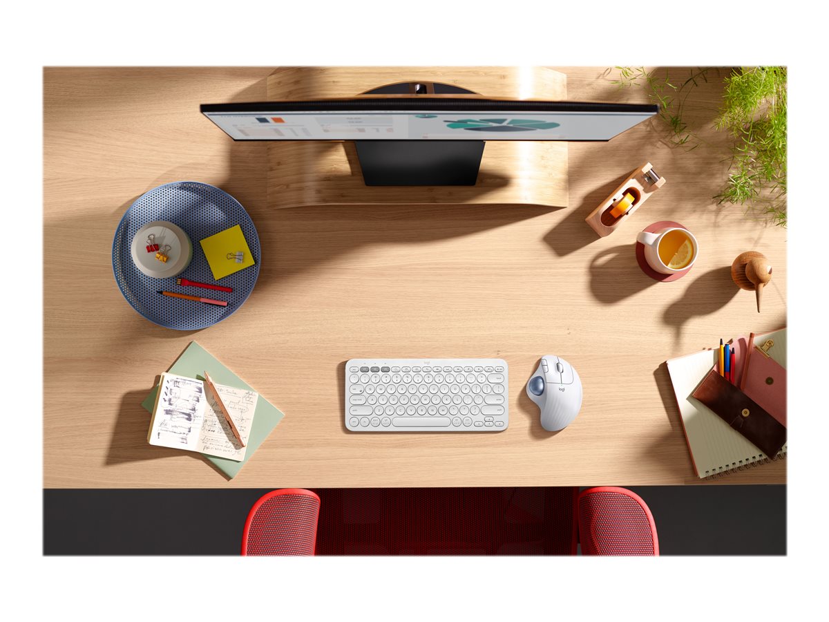 Logitech Ergo Series ERGO M575 - kulový ovládač - Bluetooth 5.0 LE, 2.4 GHz - krémová – foto 13