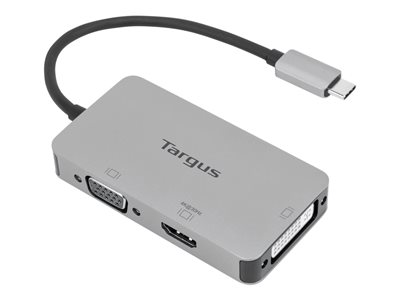 Targus USB-C Single Video Adapter with 4K HDMI/DVI/VGA