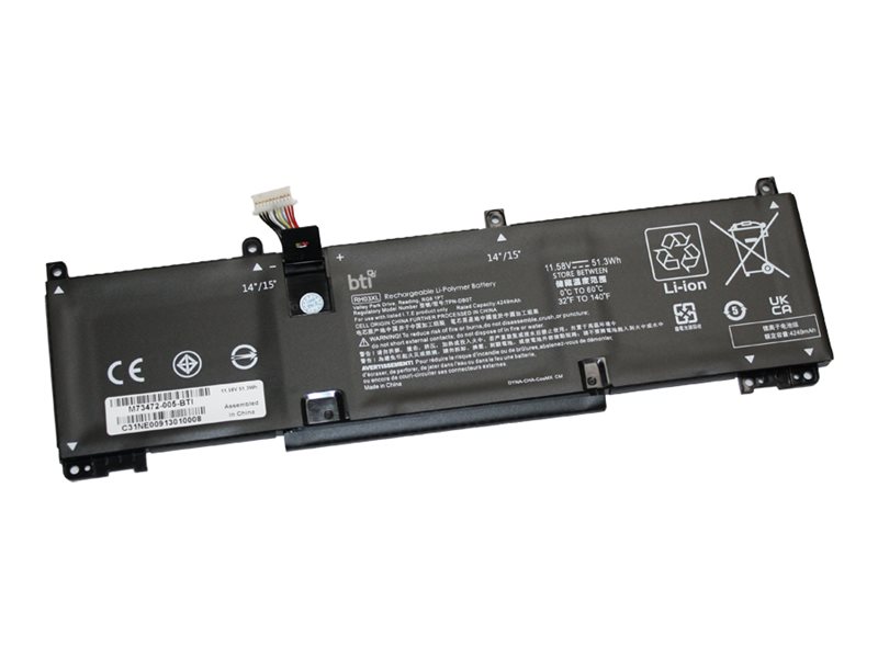 BTI - Notebook battery (equivalent to: HP M73472-005)
