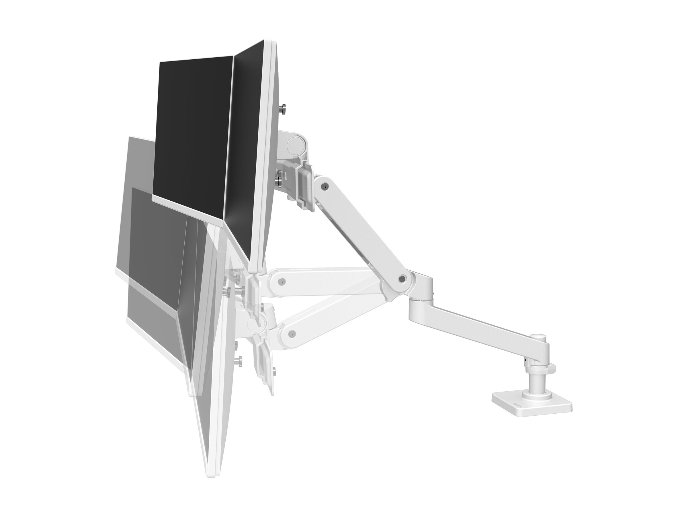Ergotron LX Pro mounting kit for 2 LCD displays Usage / lifestyle Back 72500