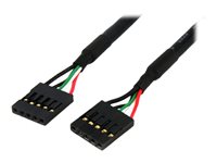 StarTech.com 5 Pin USB 2.0 Header - 18 in USB IDC Motherboard Header Cable - F/F (USBINT5PIN) - USB cable - 5 pin IDC to 5 pi