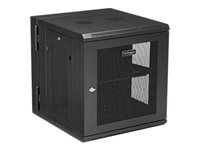 StarTech .com Armoire Réseau Murale à 4 Montants 12U avec Étagère 1U, Armoire Serveur Murale 19" à Charnières pour Équipement IT/AV/Électronique/Ordinateur, Armoire Rack Ventilée Flexible