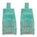 Eaton Tripp Lite Series Cat6a 10G Snagless Molded Slim UTP Ethernet Cable (RJ45 M/M), PoE, Aqua, 6 ft. (1.8 m)