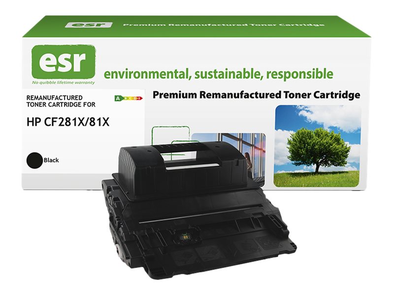 ESR Toner cartridge compatible with HP CF281X black High Capacity remanufactured 25.000 pages