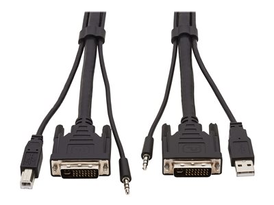 Eaton Tripp Lite Series DVI KVM Cable Kit, 3 in 1