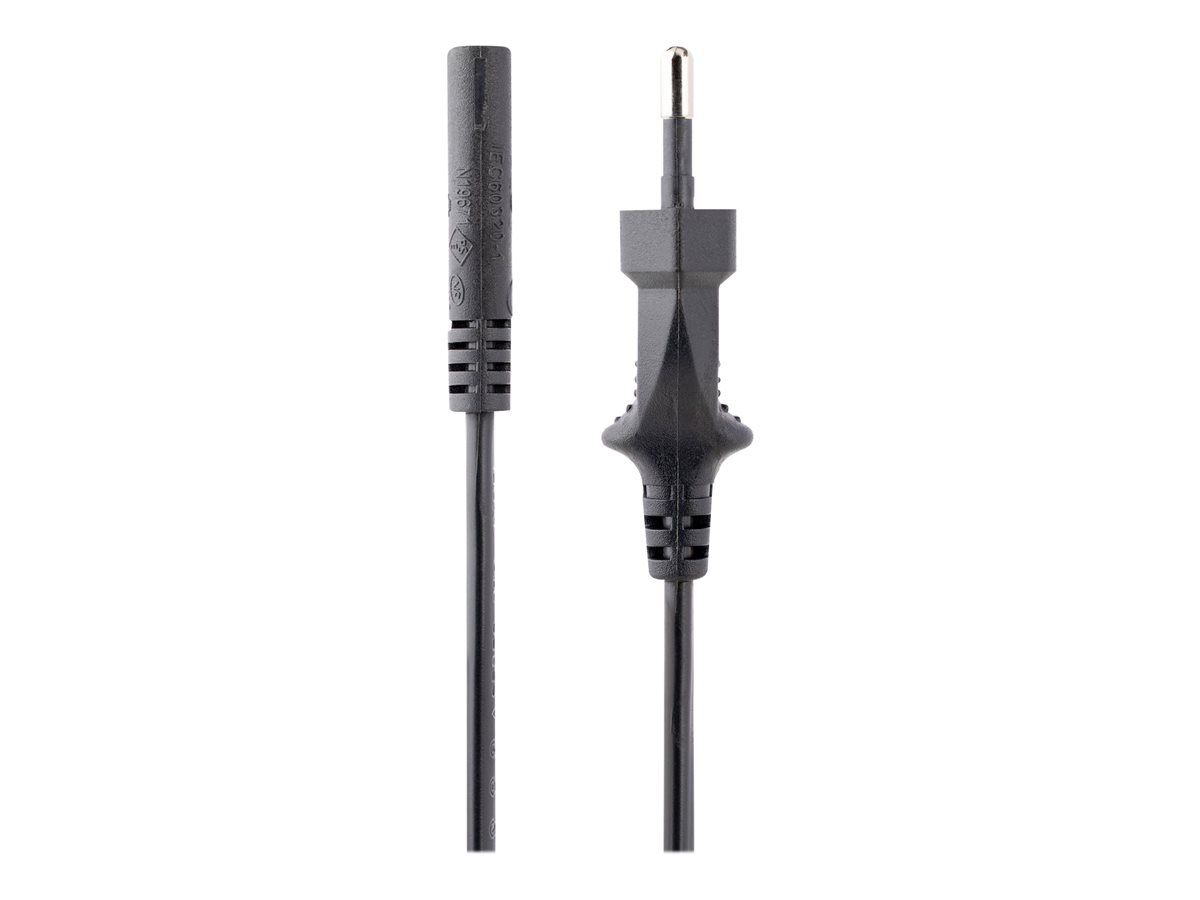 StarTech .com Cordon d'alimentation bipolaire standard EU vers IEC 320 C7 1m pour PC portable