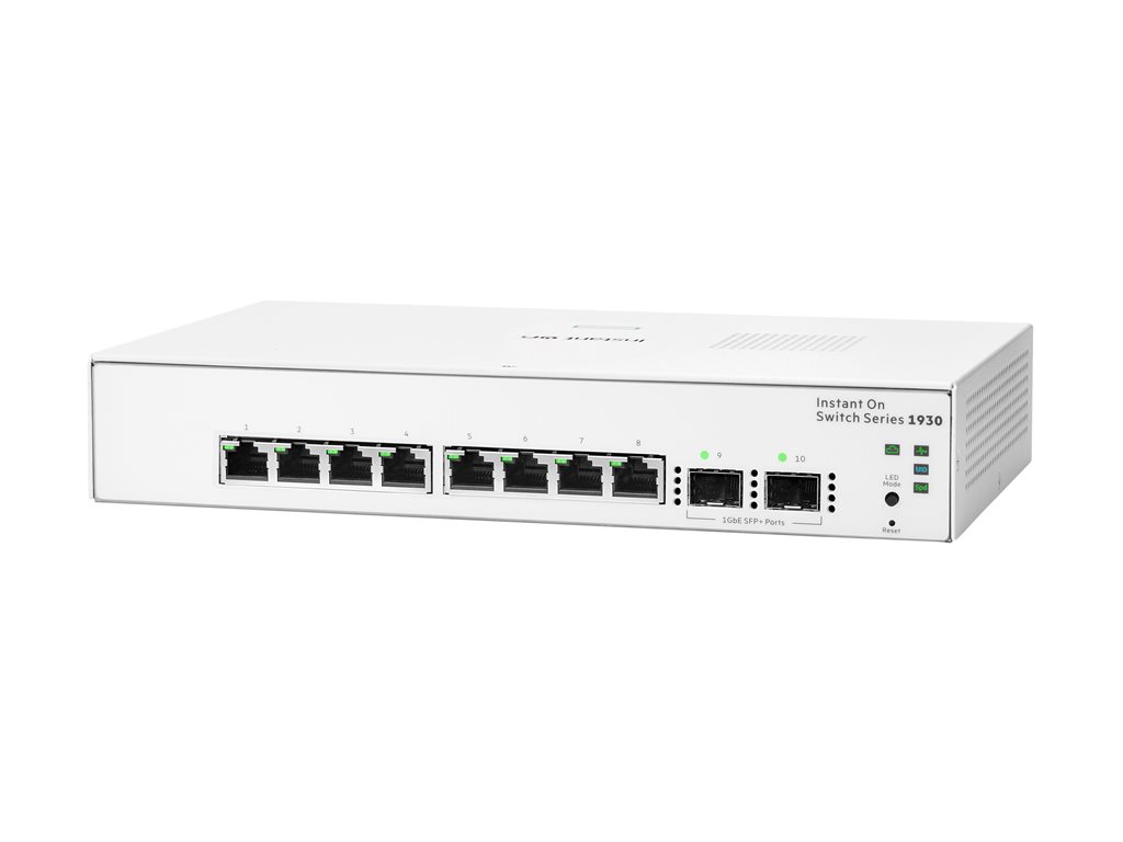 HPE NW IOn 1930 Switch 8G 2SFP EU en