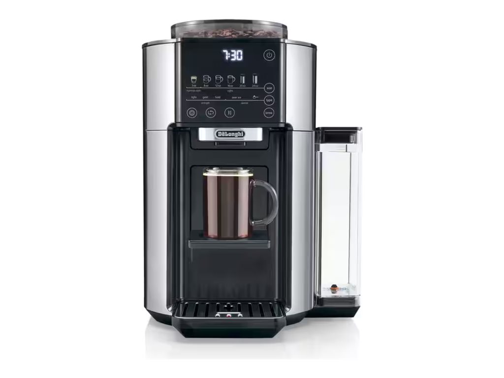 De Longhi TrueBrew Automatic Coffee Machine Silver Black CAM51025MB