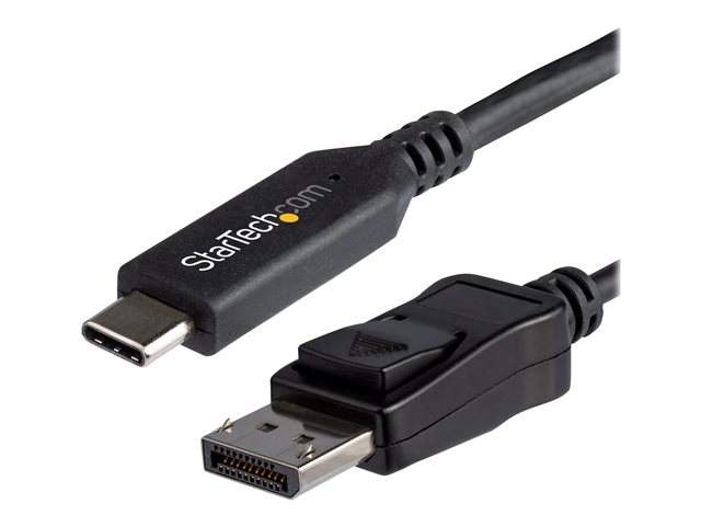 StarTech.com 6ft/1.8m USB C to DisplayPort 1.4 Cable, 4K/5K/8K USB Type-C to DP 1.4 Alt Mode Video Adapter Converter, HBR3/HDR/DSC, 8K 60Hz DP 1.4 Monitor Cable for USB-C and Thunderbolt 3 - 8K USB-C to DP Cable