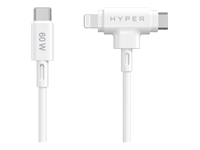 HyperJuice - Câble Lightning - 24 pin USB-C mâle pour 24 pin USB-C, Lightning mâle - 1.5 m 