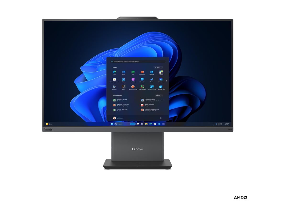 Lenovo ThinkCentre neo 55a 24 Gen 6 - vše v jednom Ryzen 5 220 3.2 GHz - 8 GB - SSD 256 GB - LED 23.8" - česká/slovenská – foto 3