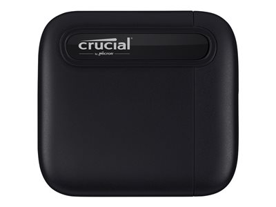 Crucial X6 1TB Portable SSD with USB-A adapter - Up to 800MB/s - PC and Mac  - USB 3.2 External Solid State Drive - CT1000X6SSD9