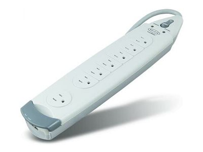 Belkin SurgeMaster Home Series Surge protector AC 120 V output connectors: 7 white