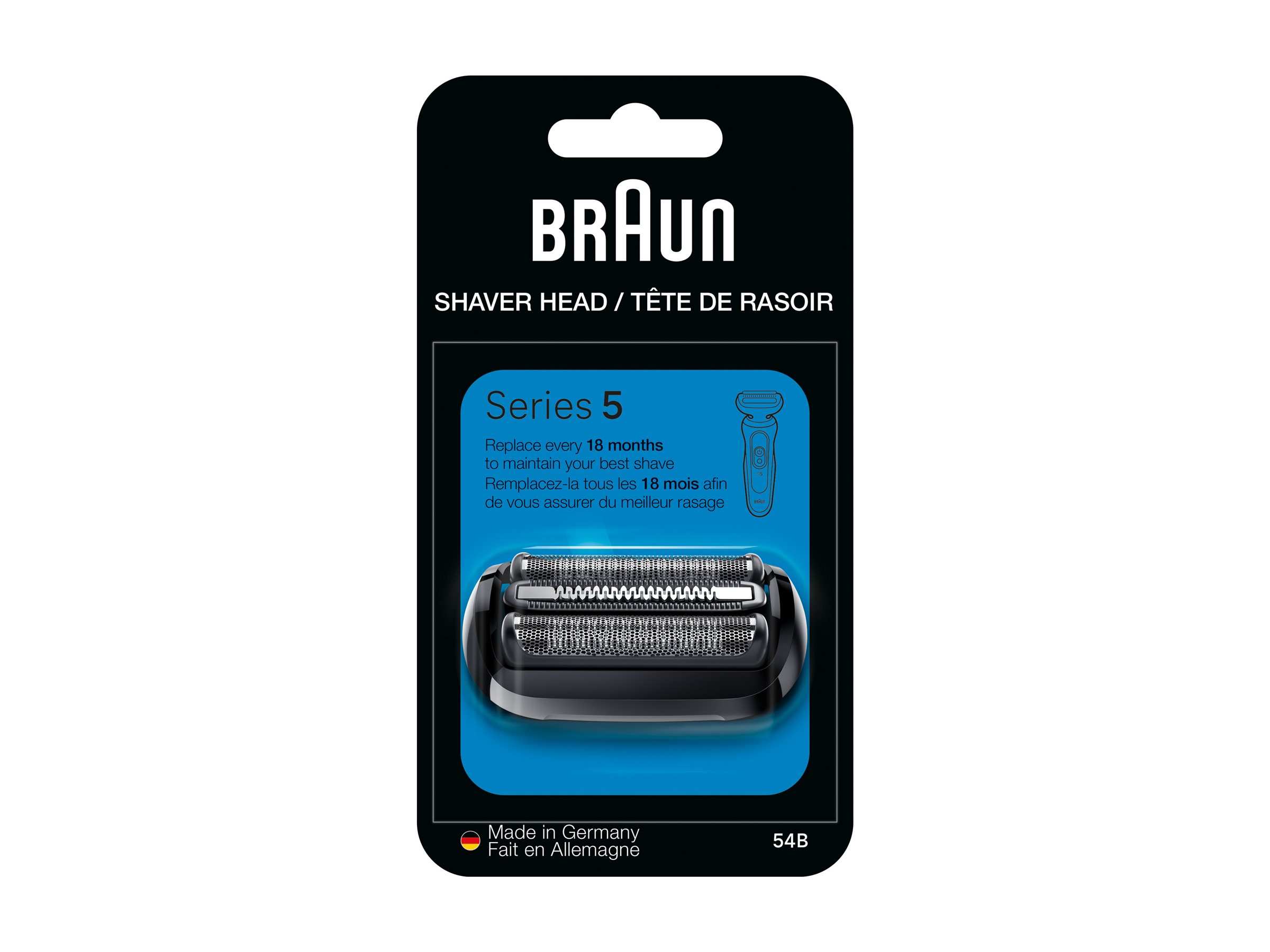 Braun Series 5 54B Shaving Head - Black