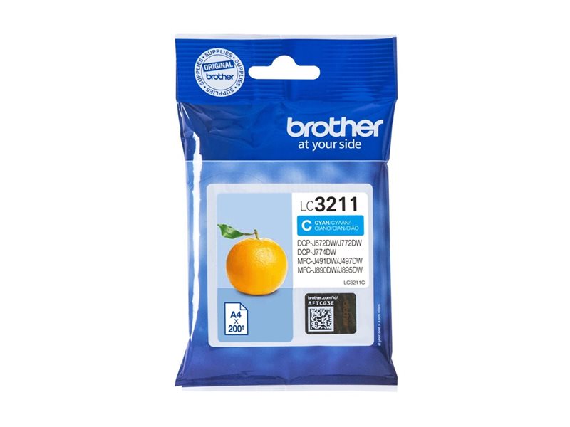 BROTHER LC3211C Cyan ink cartridge