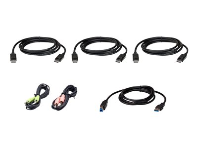 6IN DISPLAYPORT TRIPLE DISPLAYKVM CBL KIT