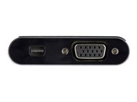 StarTech USB C Multiport Video Adapter, USB-C to 4K 60Hz Mini DisplayPort 1.2 or 1080p VGA Monitor Adapter, USB Type-C 2-in-1
