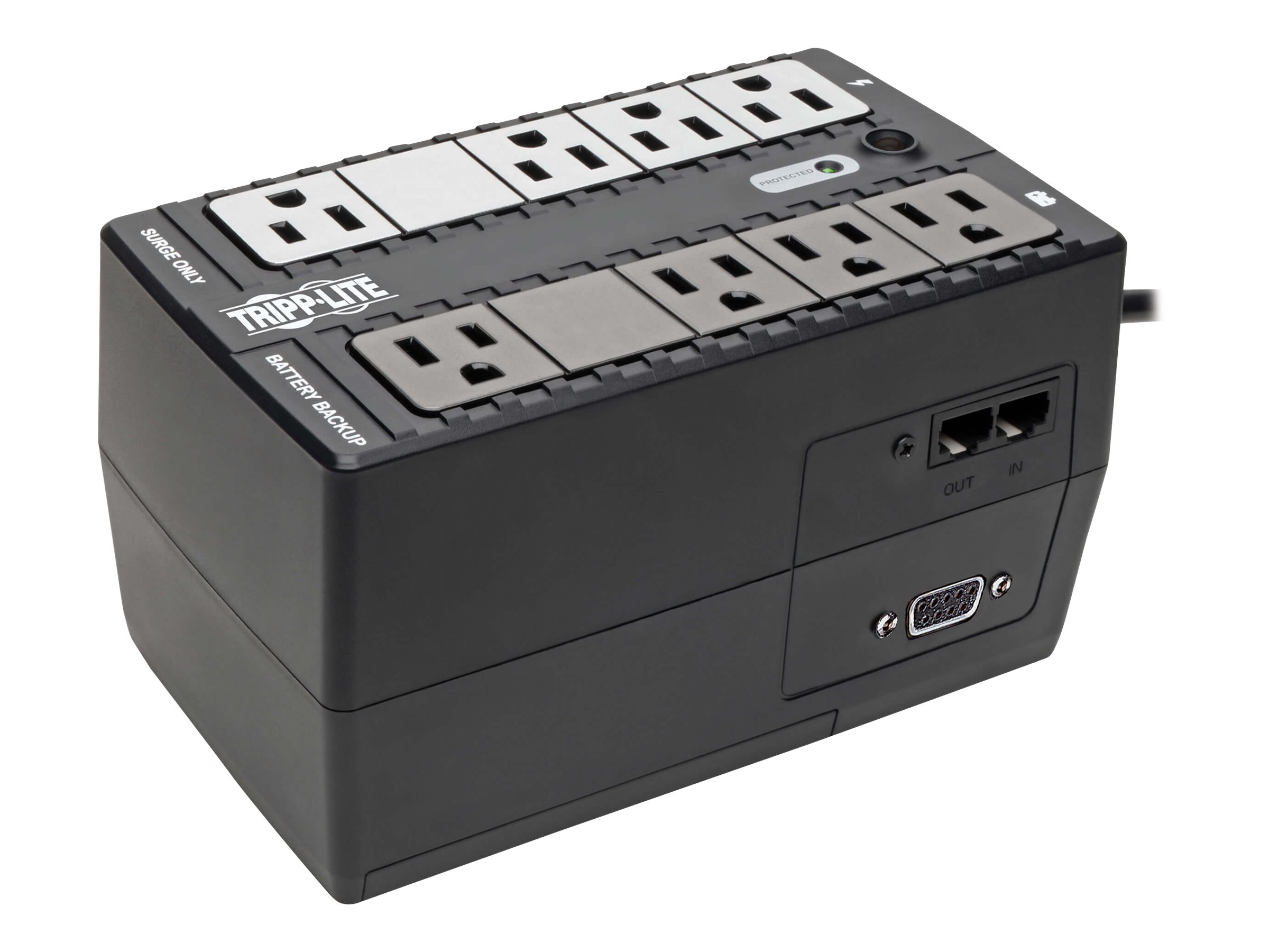 Tripp Lite UPS 550VA 300W Desktop Battery Back Up Compact 120V 50/60Hz DB9 RJ11 PC