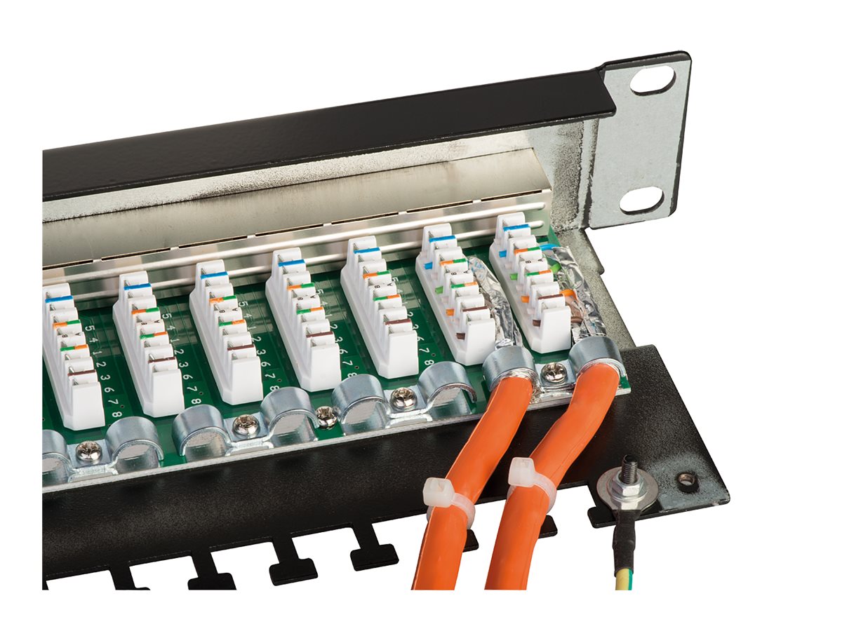 LINDY Cat.6 Patchpanel 24p STP 1U
