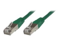 MicroConnect CAT 6 Afskærmet parsnoet kabel (SSTP) 1m Netværkskabel Grøn