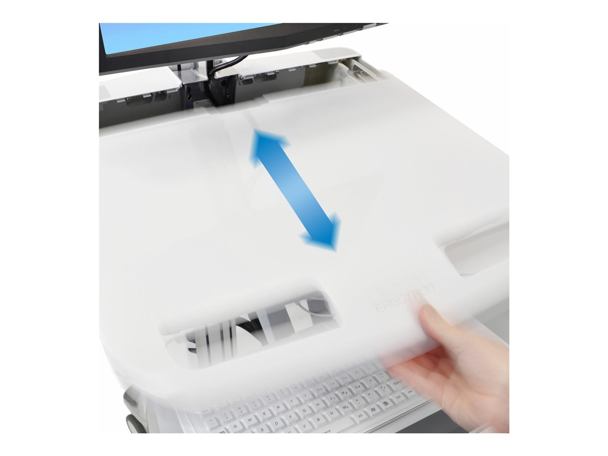 Ergotron StyleView Cart with LCD Arm, 3 Drawers vozík - otevřená architektura - pro LCD displej / klávesnice / myš / CPU / notebook / skener – foto 3