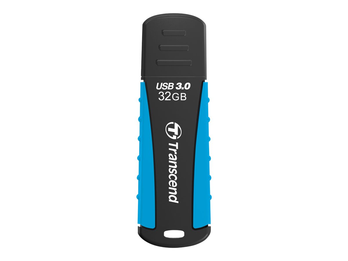 computer Gurgle filter Transcend JetFlash 810 32GB USB 3.0 Sort Blå | Stort udvalg, billige priser  og hurtig levering